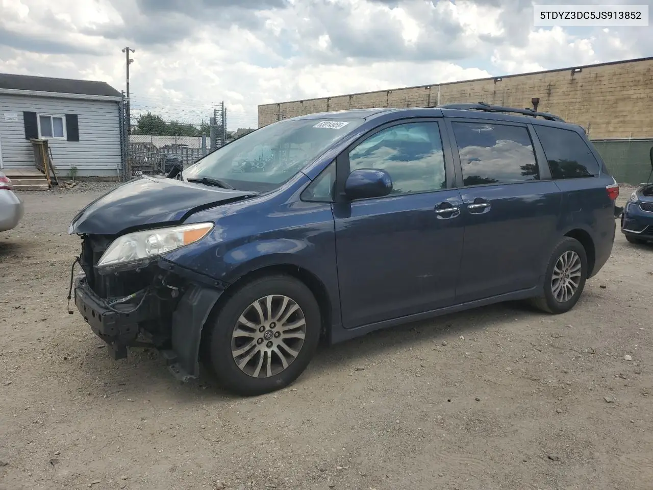 2018 Toyota Sienna Xle VIN: 5TDYZ3DC5JS913852 Lot: 63014955