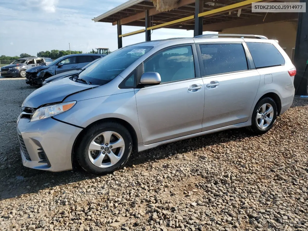 2018 Toyota Sienna Le VIN: 5TDKZ3DC0JS914977 Lot: 63220715