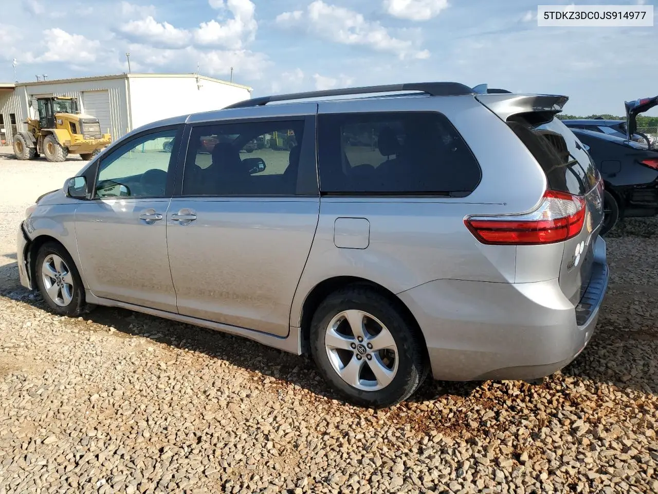 2018 Toyota Sienna Le VIN: 5TDKZ3DC0JS914977 Lot: 63220715
