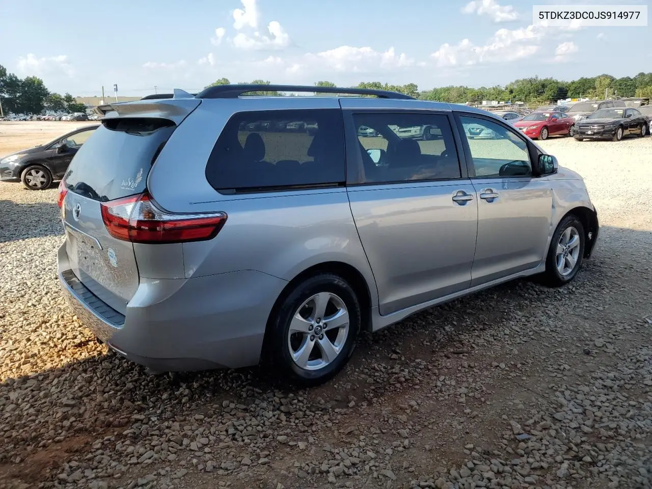 2018 Toyota Sienna Le VIN: 5TDKZ3DC0JS914977 Lot: 63220715