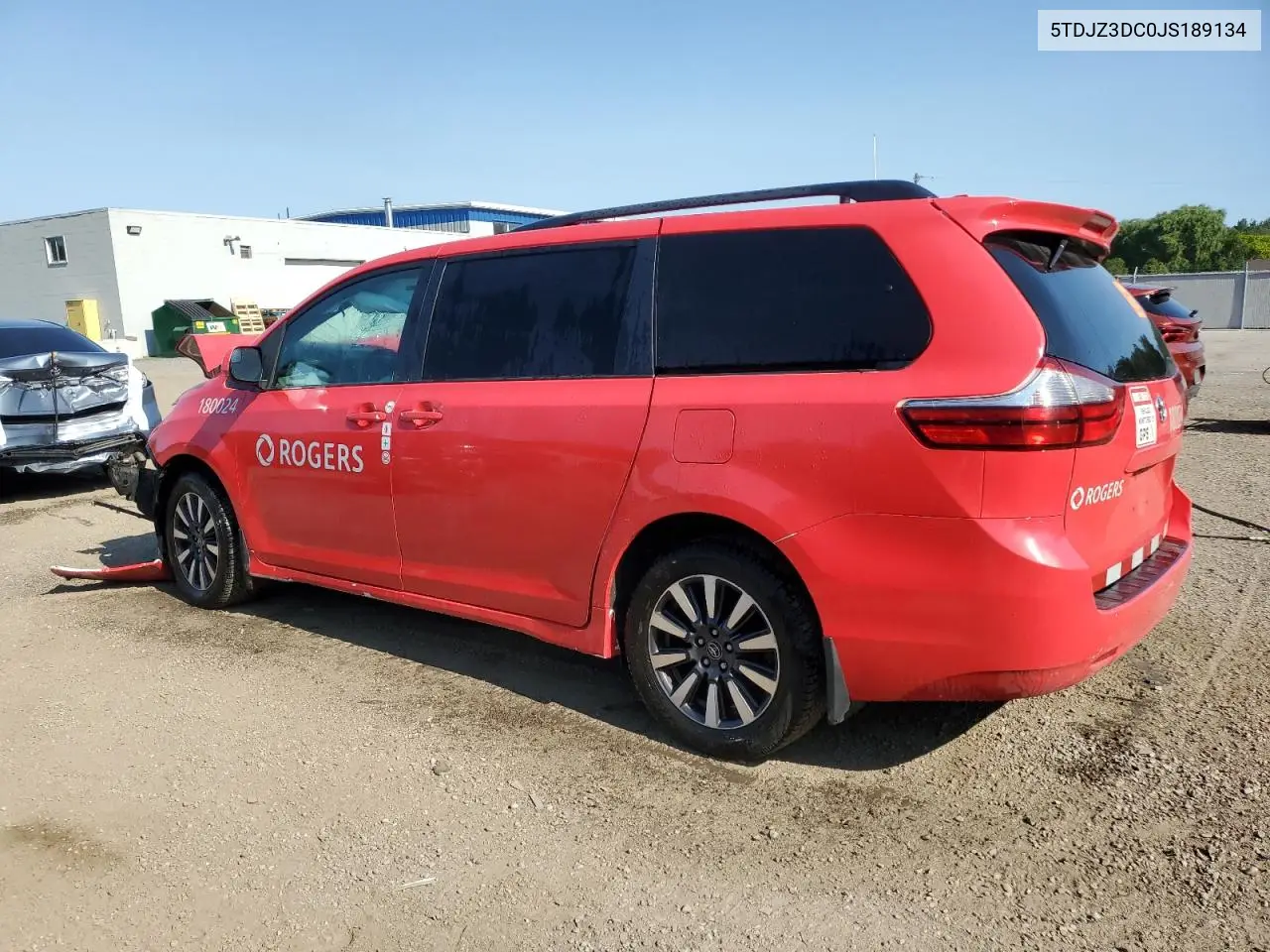 2018 Toyota Sienna Le VIN: 5TDJZ3DC0JS189134 Lot: 63692995