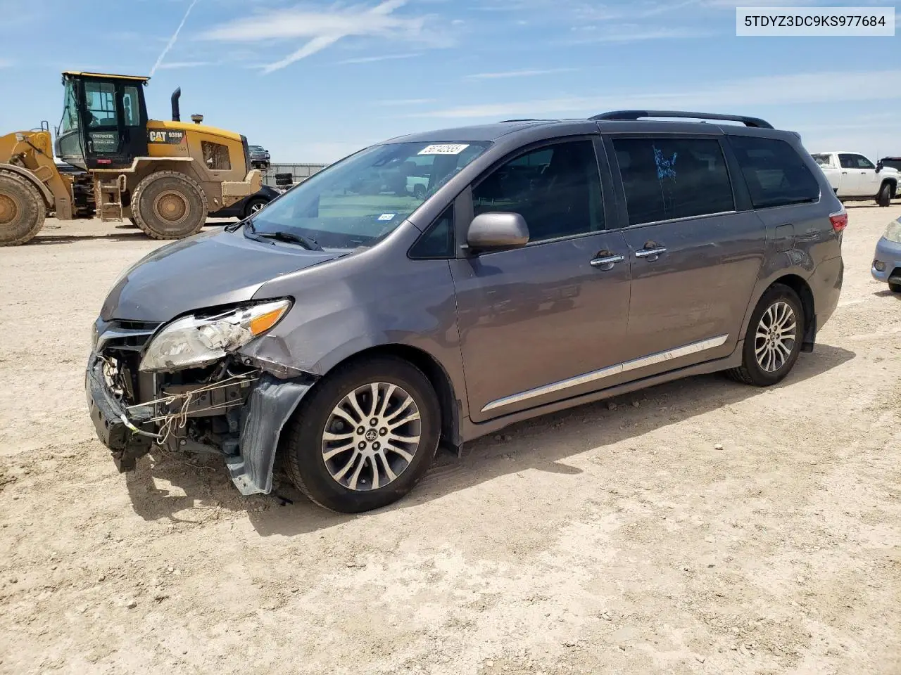 2019 Toyota Sienna Xle VIN: 5TDYZ3DC9KS977684 Lot: 56742555