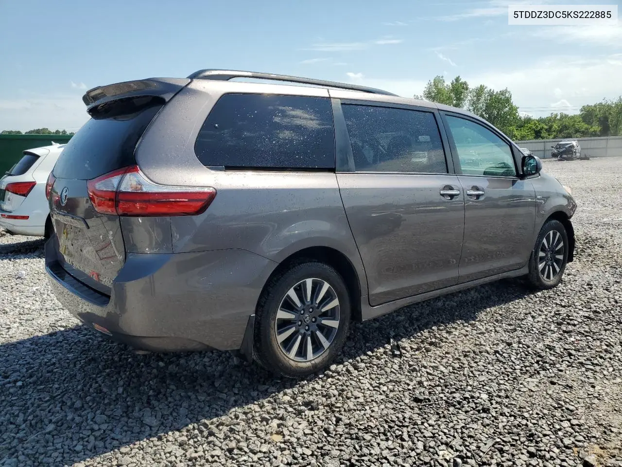 2019 Toyota Sienna Xle VIN: 5TDDZ3DC5KS222885 Lot: 56983835