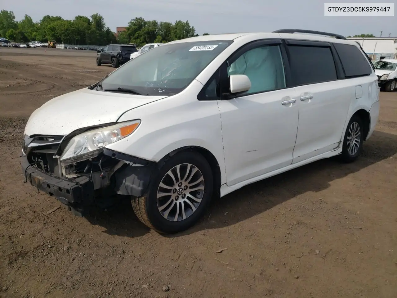 2019 Toyota Sienna Xle VIN: 5TDYZ3DC5KS979447 Lot: 58408235