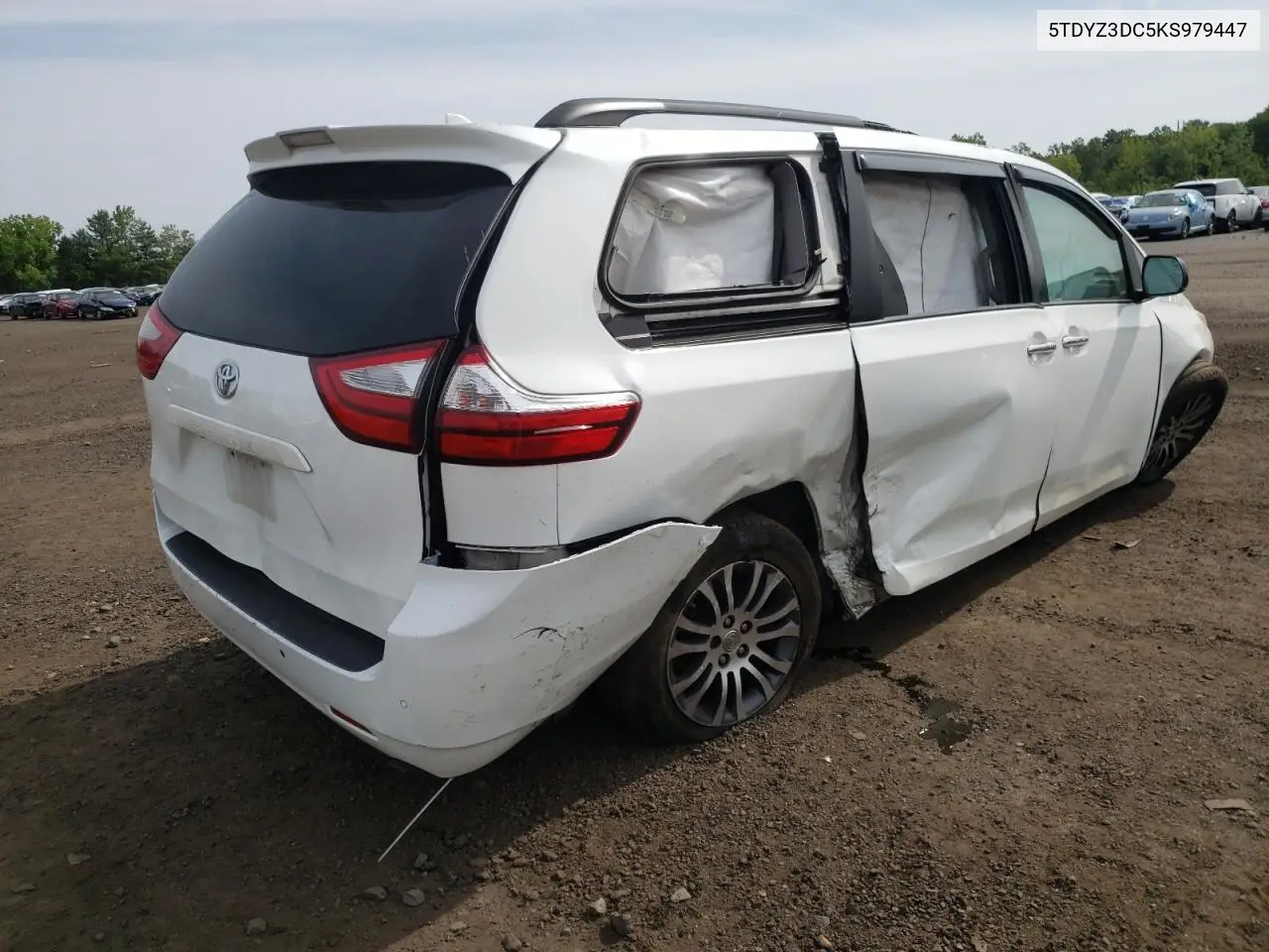 2019 Toyota Sienna Xle VIN: 5TDYZ3DC5KS979447 Lot: 58408235