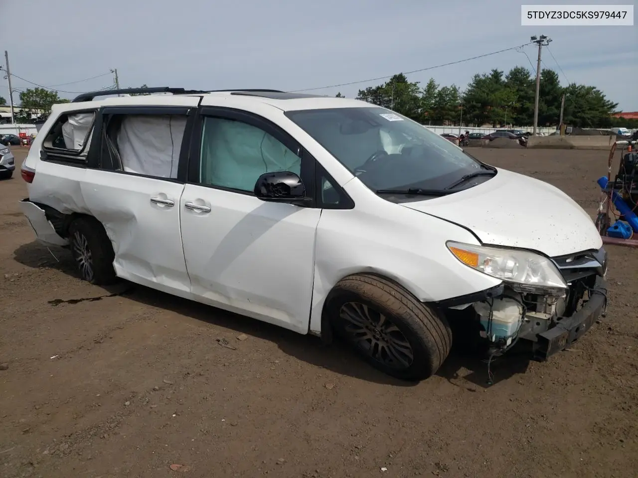 2019 Toyota Sienna Xle VIN: 5TDYZ3DC5KS979447 Lot: 58408235