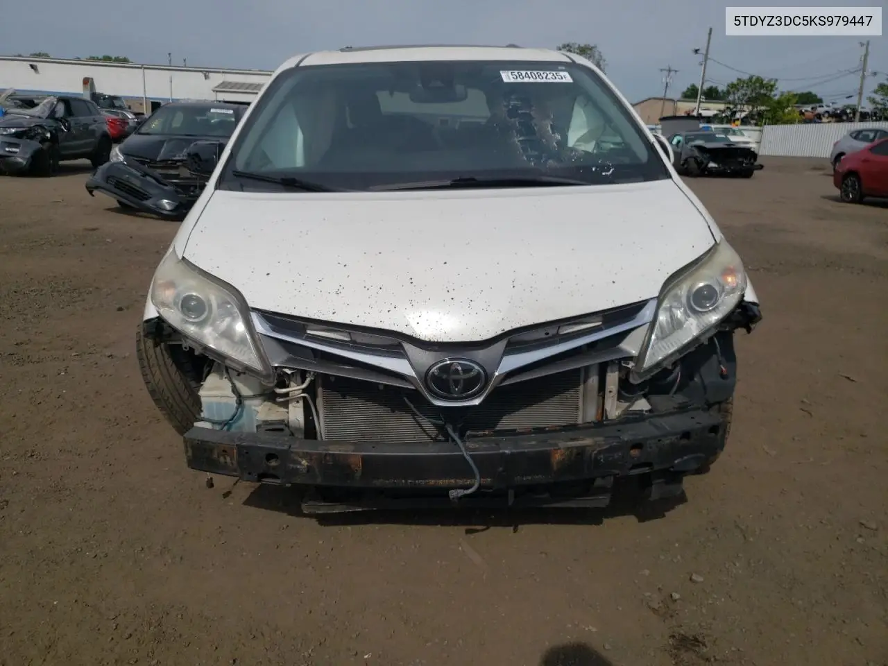 2019 Toyota Sienna Xle VIN: 5TDYZ3DC5KS979447 Lot: 58408235