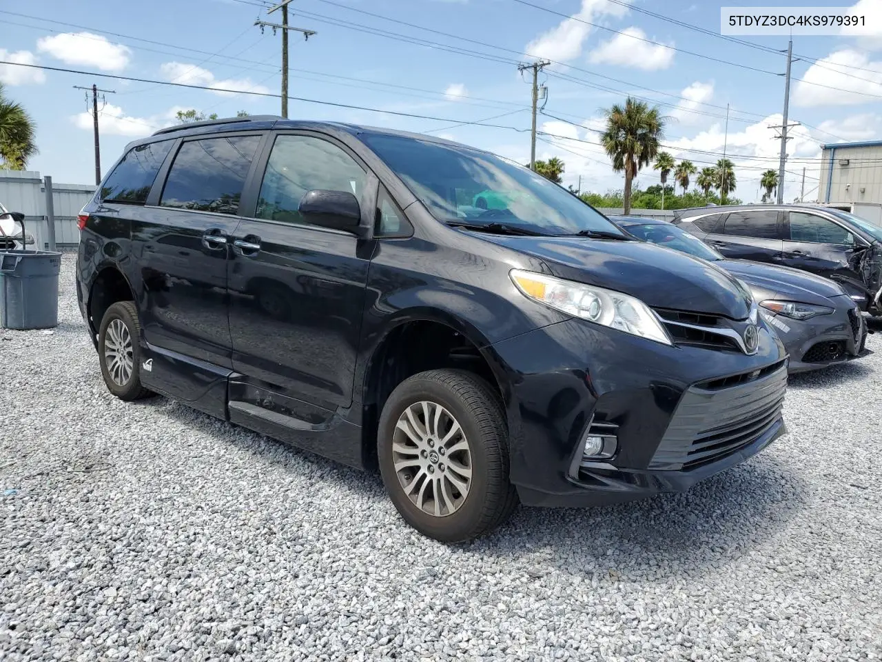 2019 Toyota Sienna Xle VIN: 5TDYZ3DC4KS979391 Lot: 62938515