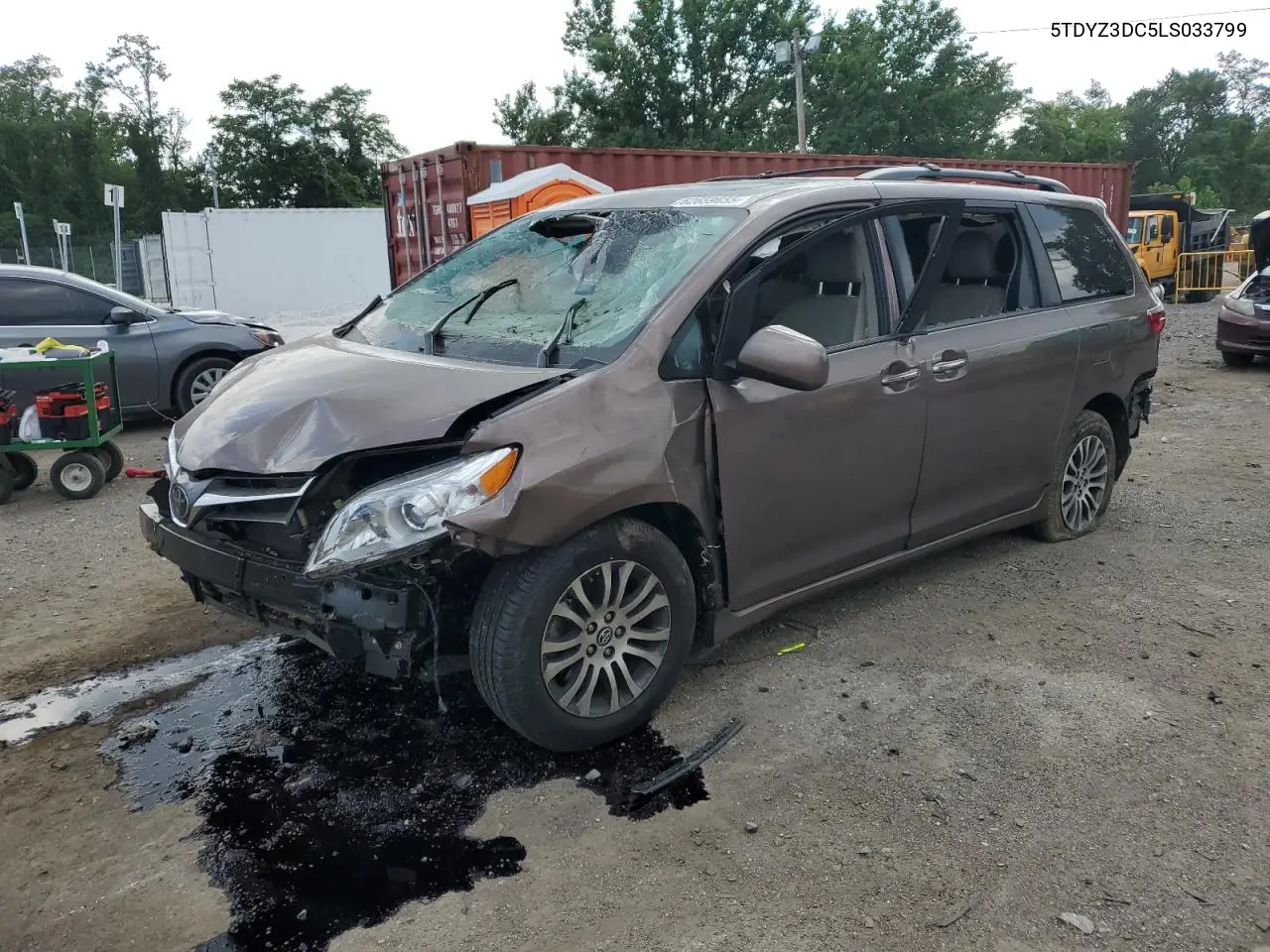 2020 Toyota Sienna Xle VIN: 5TDYZ3DC5LS033799 Lot: 62659655
