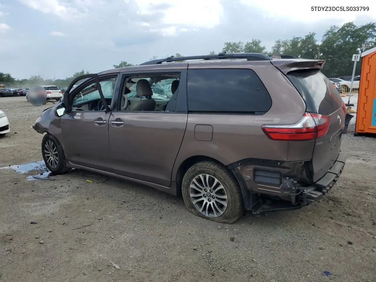 2020 Toyota Sienna Xle VIN: 5TDYZ3DC5LS033799 Lot: 62659655