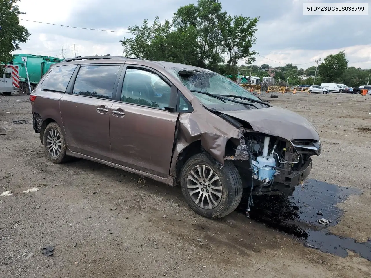 2020 Toyota Sienna Xle VIN: 5TDYZ3DC5LS033799 Lot: 62659655