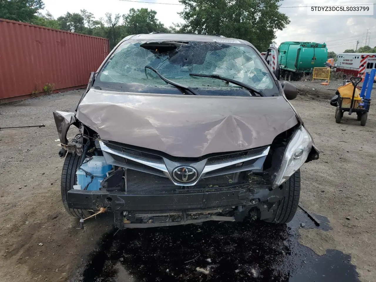 2020 Toyota Sienna Xle VIN: 5TDYZ3DC5LS033799 Lot: 62659655