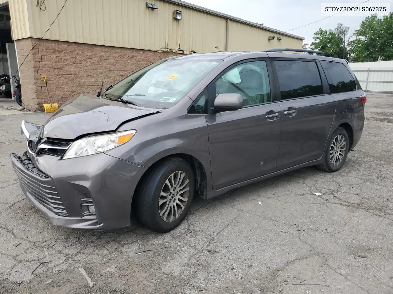 2020 Toyota Sienna Xle VIN: 5TDYZ3DC2LS067375 Lot: 62885205