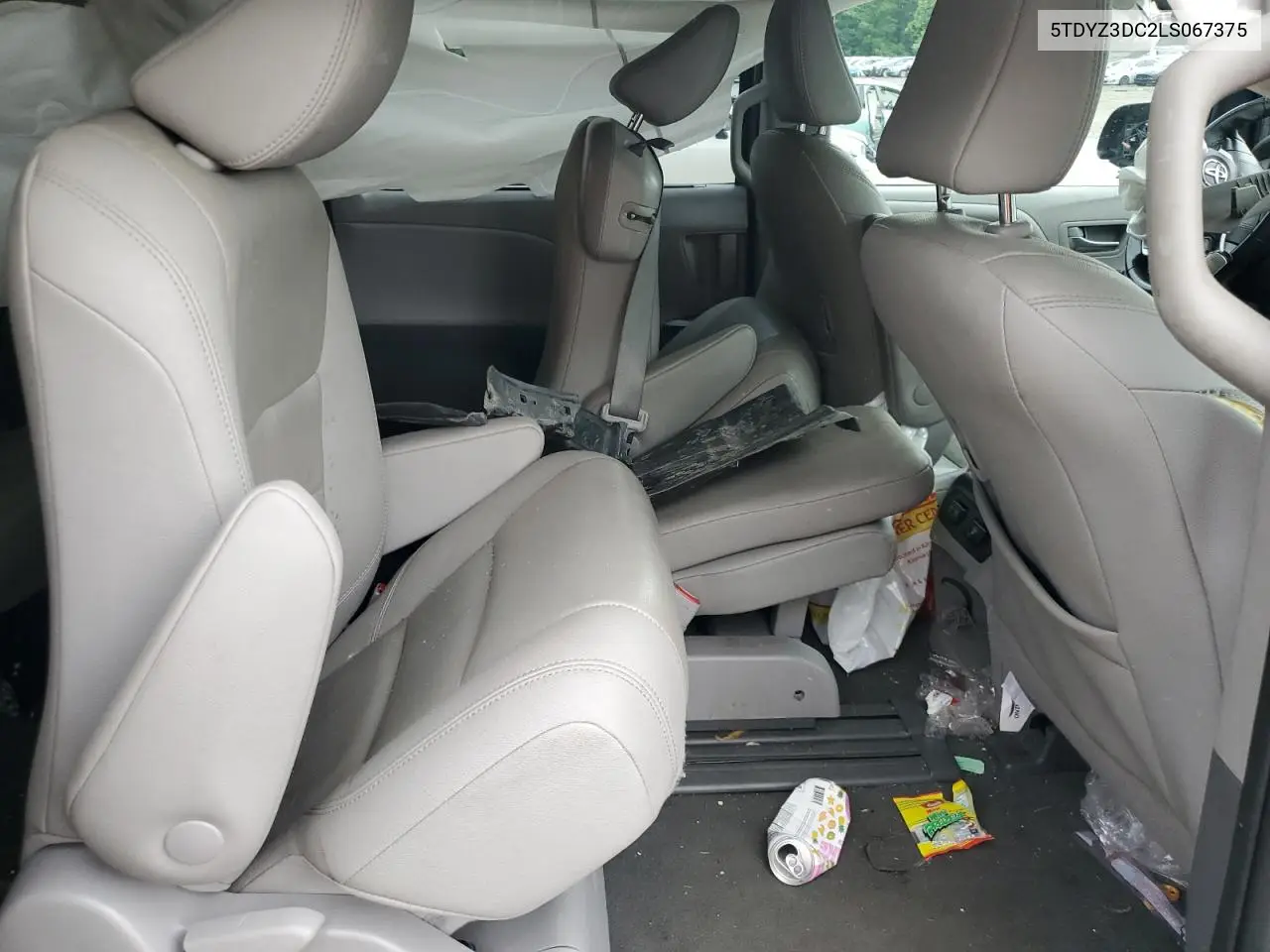 2020 Toyota Sienna Xle VIN: 5TDYZ3DC2LS067375 Lot: 62885205