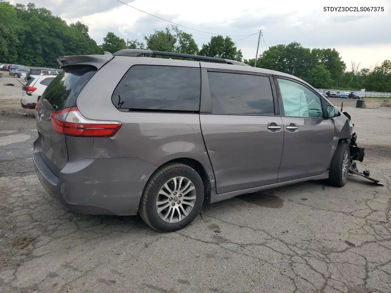 2020 Toyota Sienna Xle VIN: 5TDYZ3DC2LS067375 Lot: 62885205