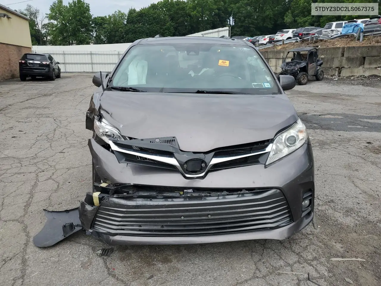 2020 Toyota Sienna Xle VIN: 5TDYZ3DC2LS067375 Lot: 62885205