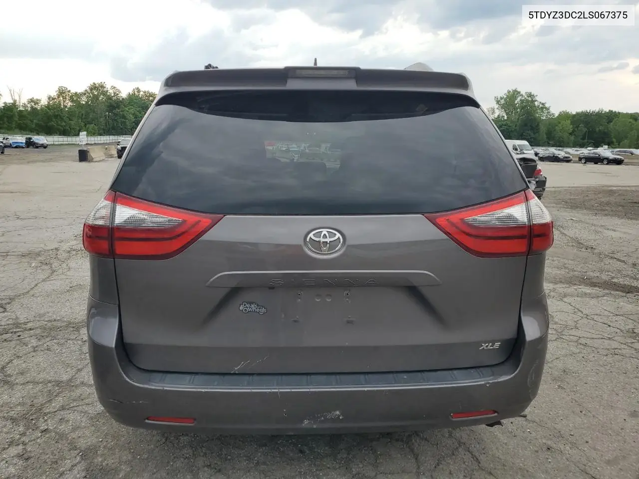 2020 Toyota Sienna Xle VIN: 5TDYZ3DC2LS067375 Lot: 62885205