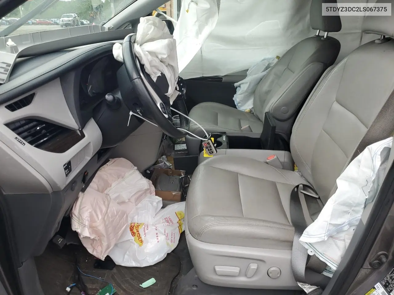 2020 Toyota Sienna Xle VIN: 5TDYZ3DC2LS067375 Lot: 62885205
