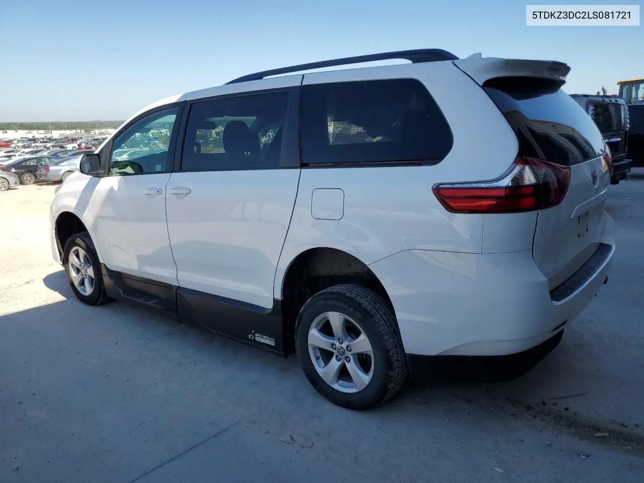 2020 Toyota Sienna Le VIN: 5TDKZ3DC2LS081721 Lot: 63056365