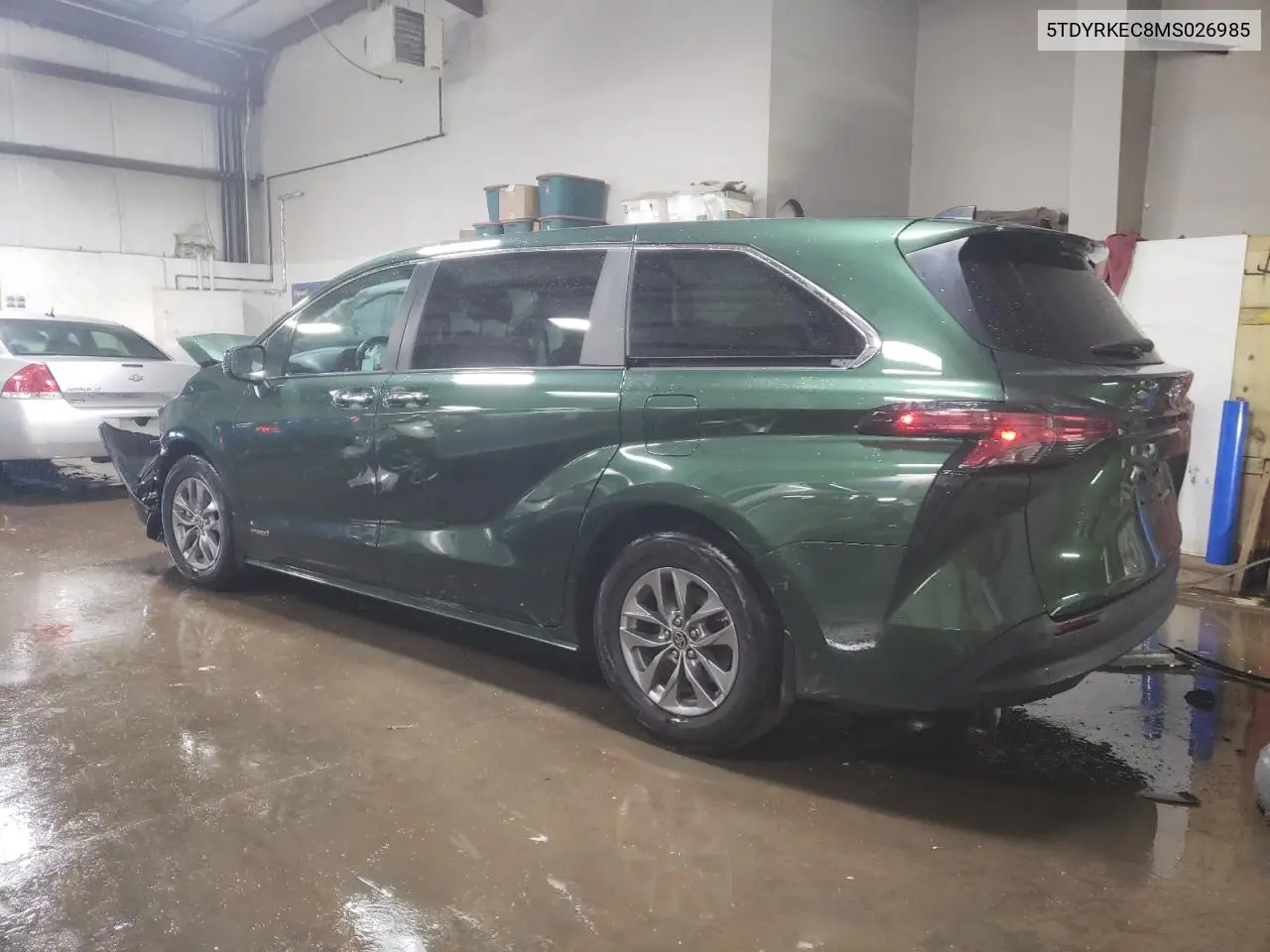 2021 Toyota Sienna Xle VIN: 5TDYRKEC8MS026985 Lot: 47315875