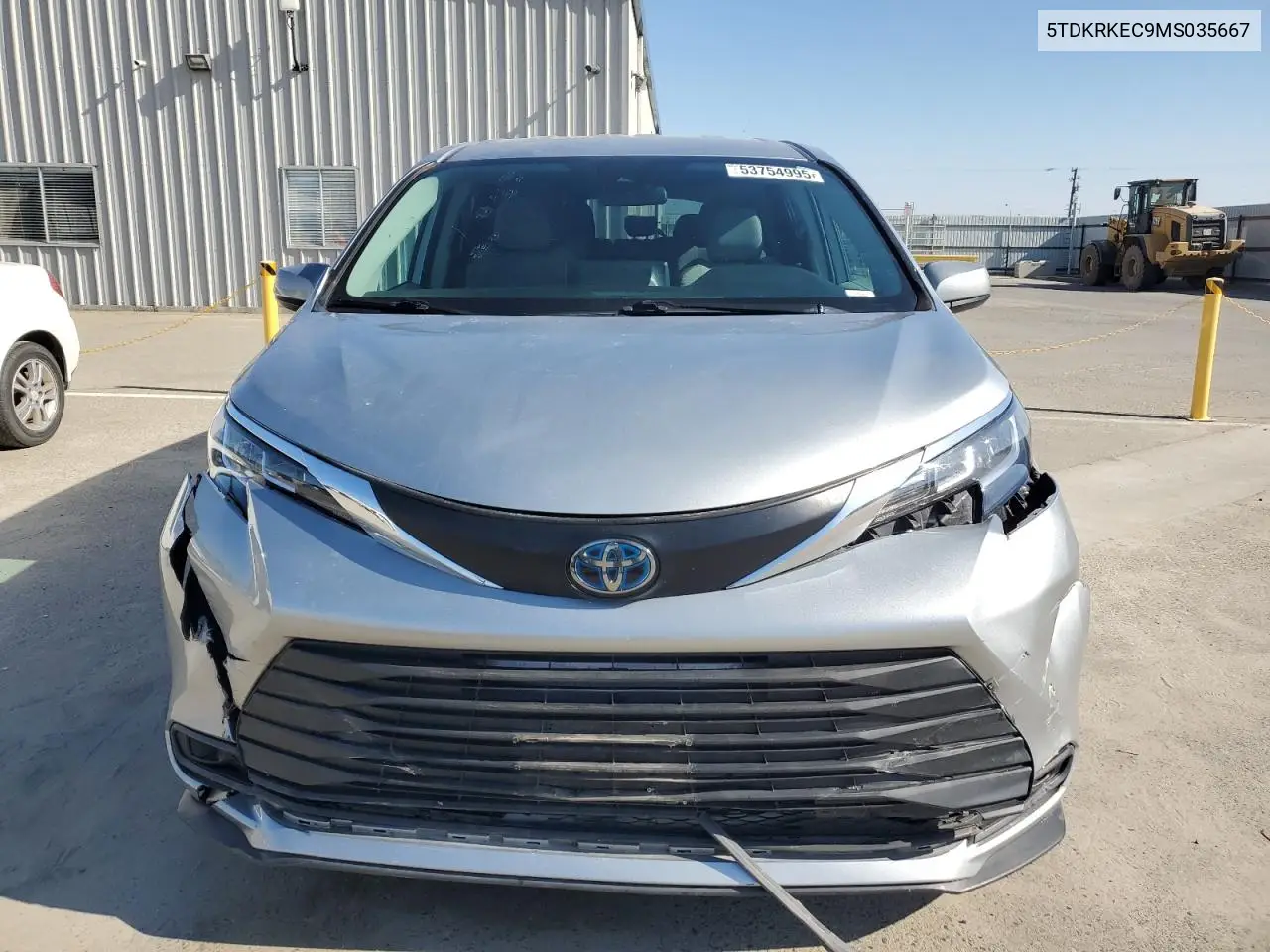 2021 Toyota Sienna Le VIN: 5TDKRKEC9MS035667 Lot: 53754995