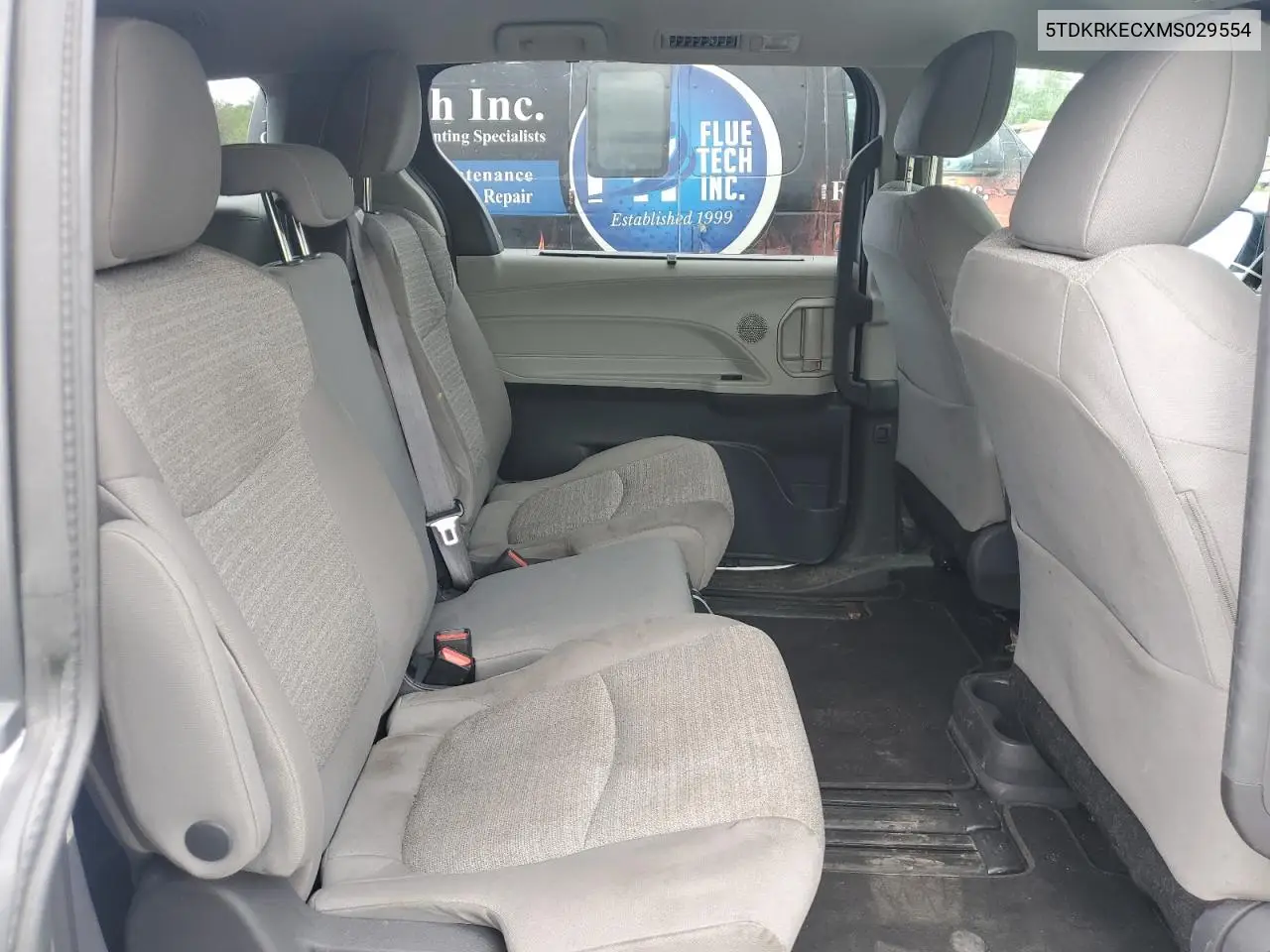 2021 Toyota Sienna Le VIN: 5TDKRKECXMS029554 Lot: 55745035