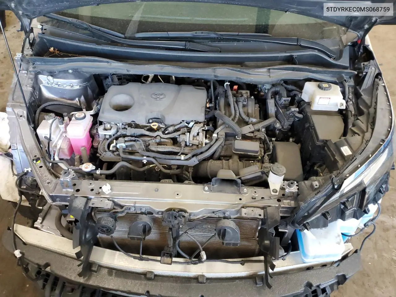 2021 Toyota Sienna Xle VIN: 5TDYRKEC0MS068759 Lot: 55759265