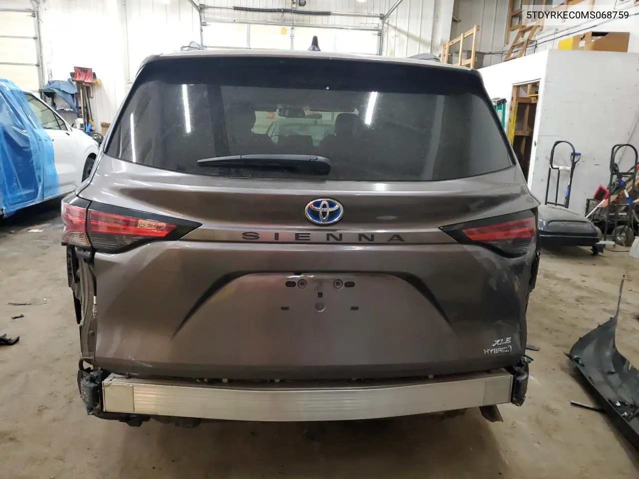 2021 Toyota Sienna Xle VIN: 5TDYRKEC0MS068759 Lot: 55759265