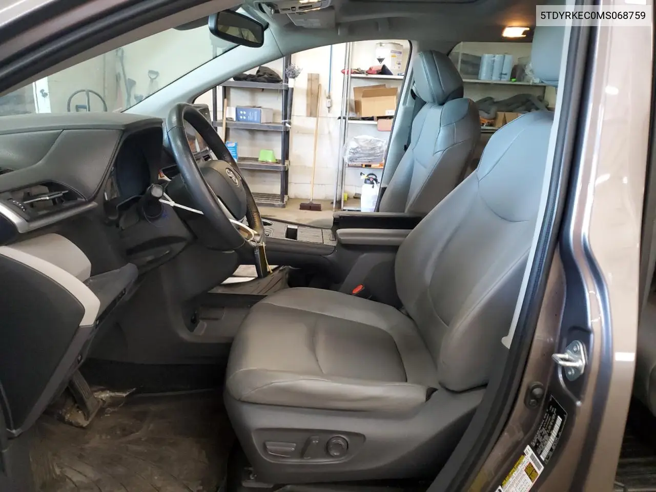2021 Toyota Sienna Xle VIN: 5TDYRKEC0MS068759 Lot: 55759265