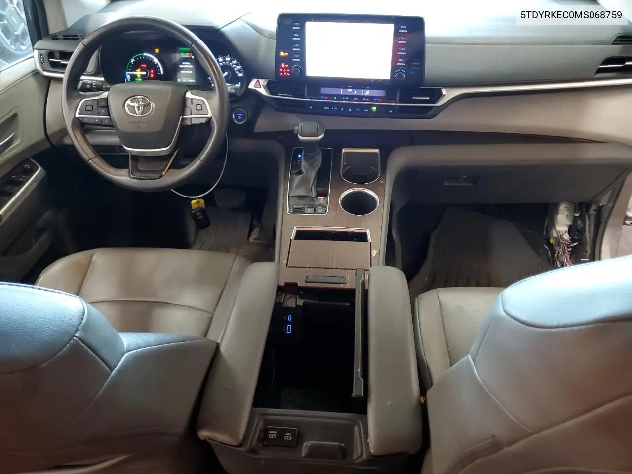 2021 Toyota Sienna Xle VIN: 5TDYRKEC0MS068759 Lot: 55759265