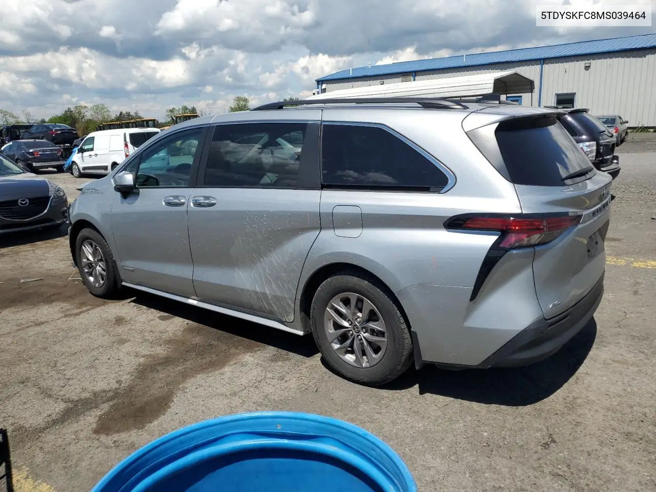 2021 Toyota Sienna Xle VIN: 5TDYSKFC8MS039464 Lot: 55803295