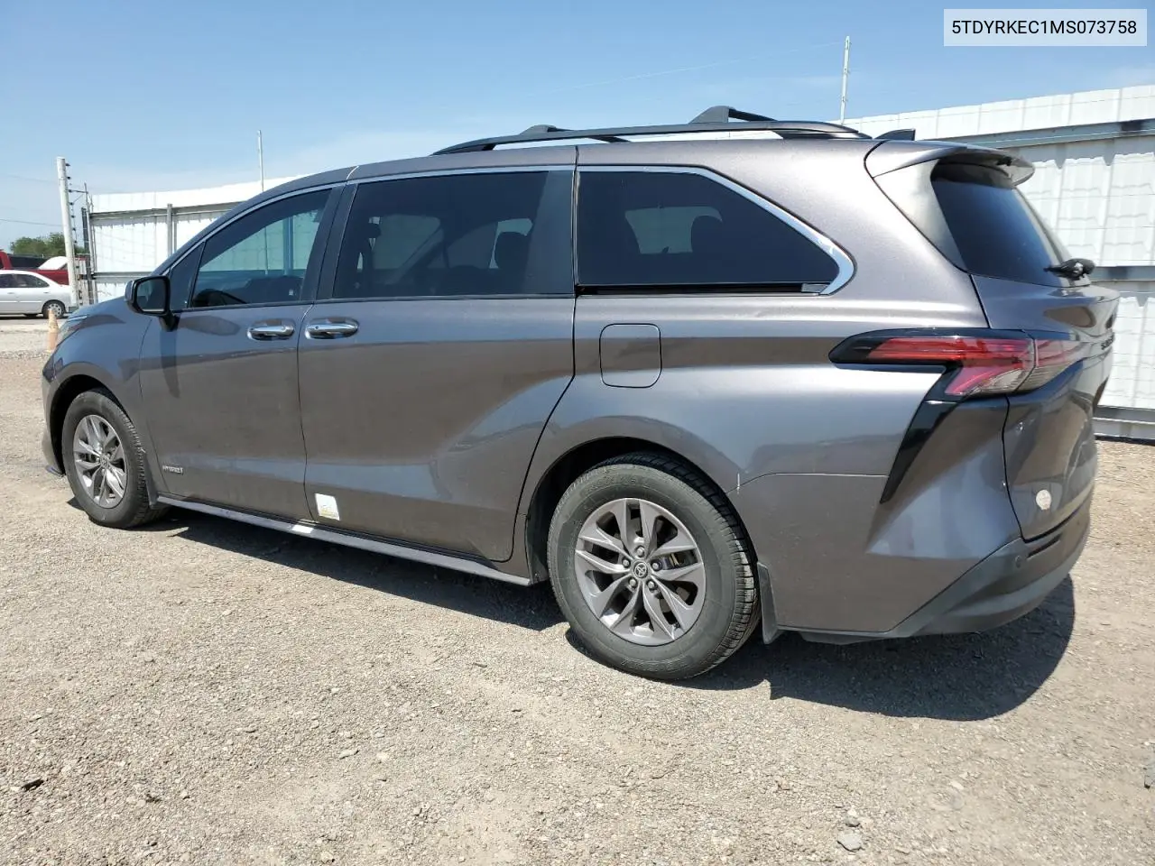 2021 Toyota Sienna Xle VIN: 5TDYRKEC1MS073758 Lot: 55964455