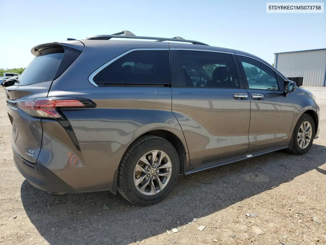 2021 Toyota Sienna Xle VIN: 5TDYRKEC1MS073758 Lot: 55964455