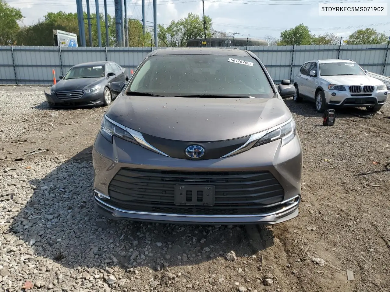 2021 Toyota Sienna Xle VIN: 5TDYRKEC5MS071902 Lot: 56176765