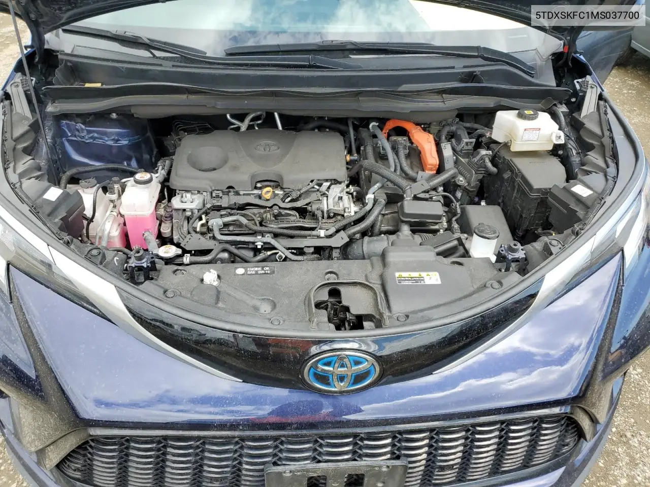 2021 Toyota Sienna Xse VIN: 5TDXSKFC1MS037700 Lot: 56537175