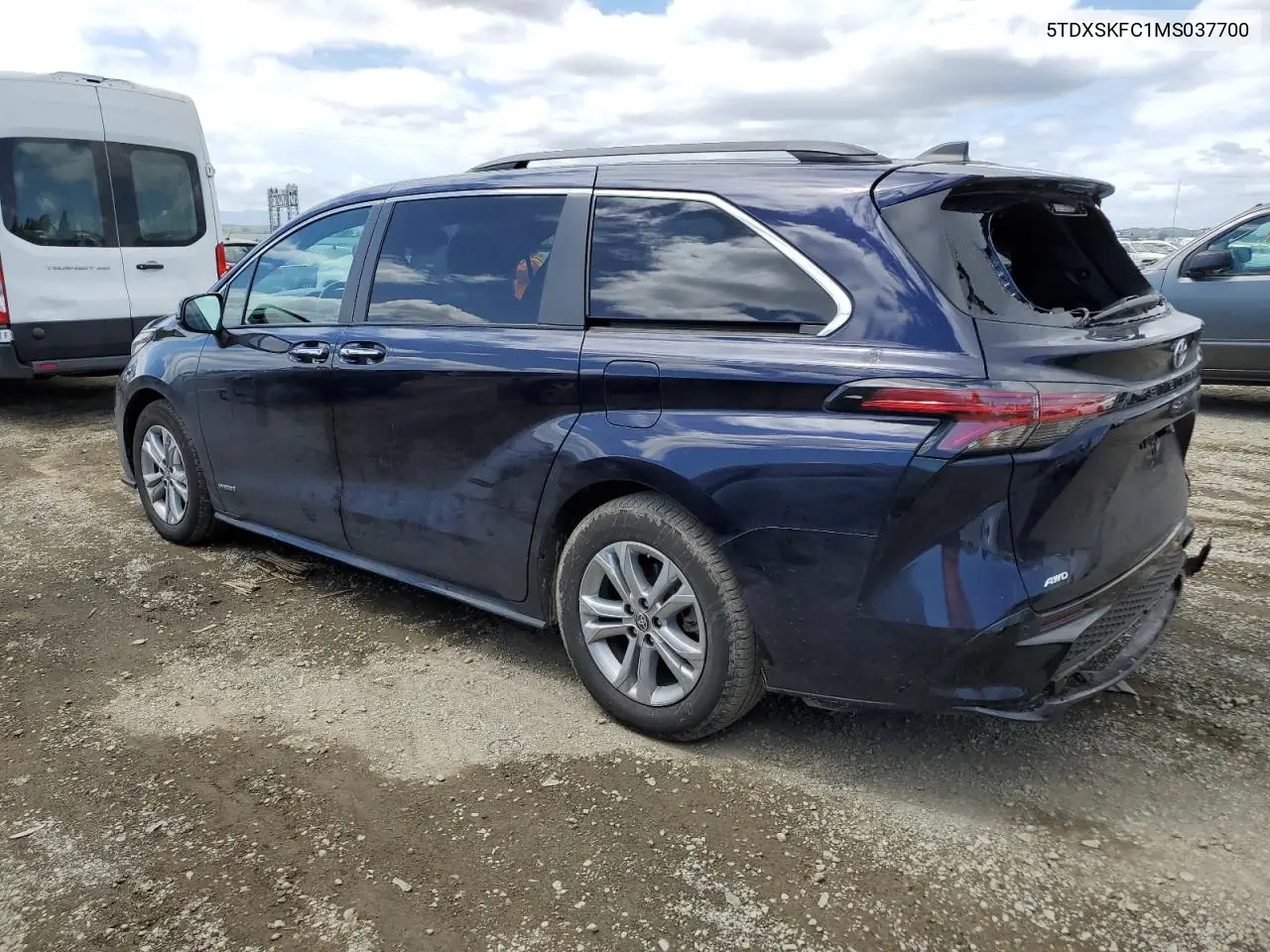 2021 Toyota Sienna Xse VIN: 5TDXSKFC1MS037700 Lot: 56537175