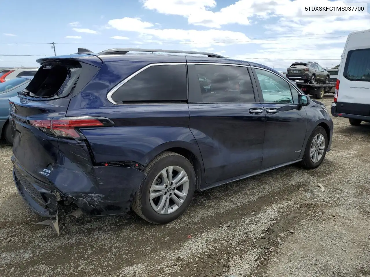 2021 Toyota Sienna Xse VIN: 5TDXSKFC1MS037700 Lot: 56537175