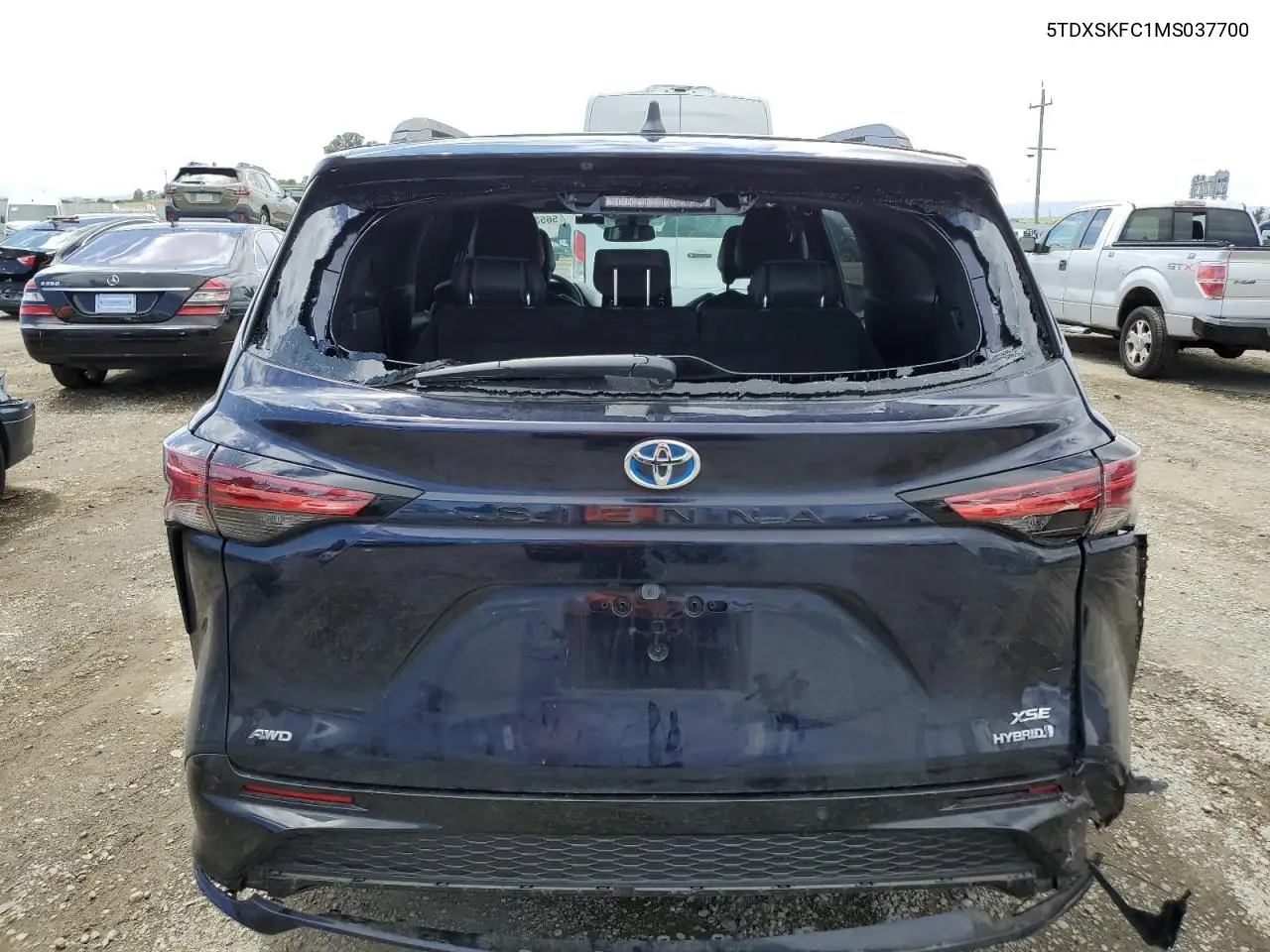 2021 Toyota Sienna Xse VIN: 5TDXSKFC1MS037700 Lot: 56537175