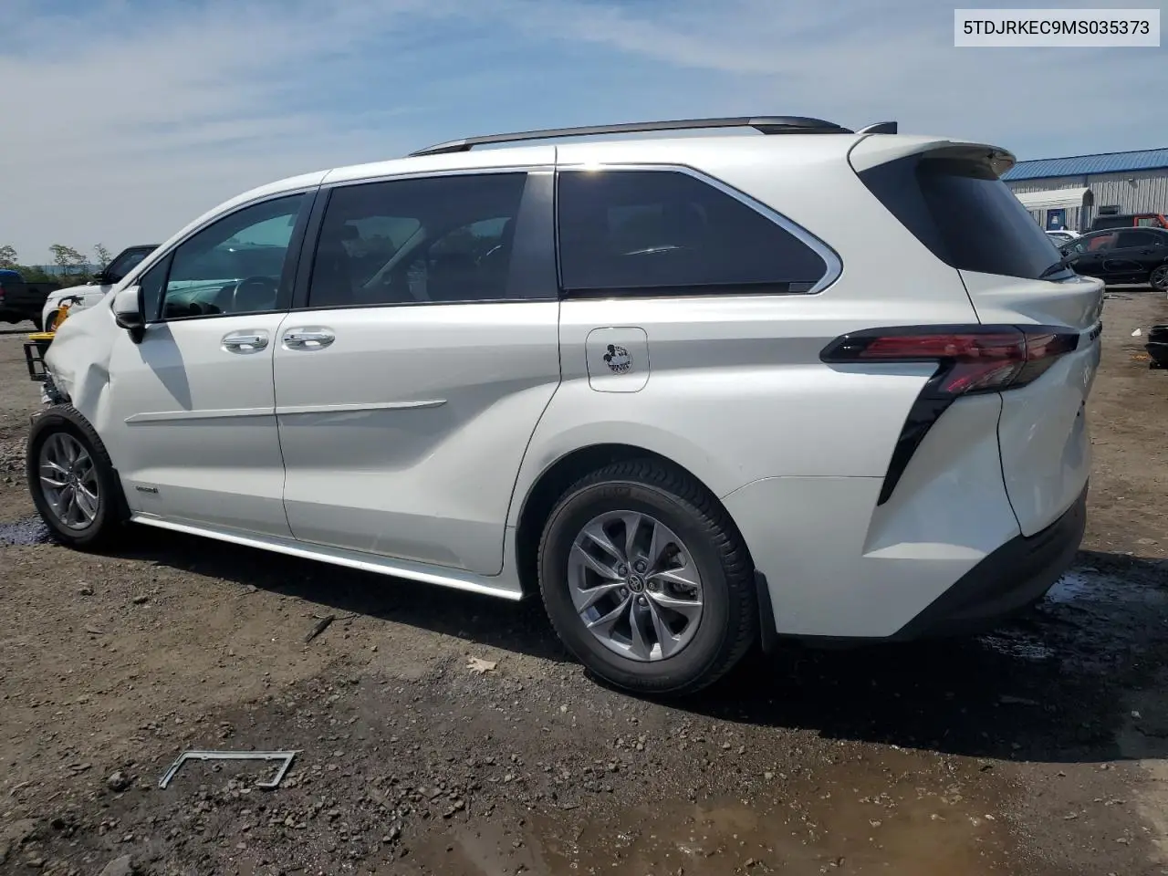2021 Toyota Sienna Xle VIN: 5TDJRKEC9MS035373 Lot: 56538525