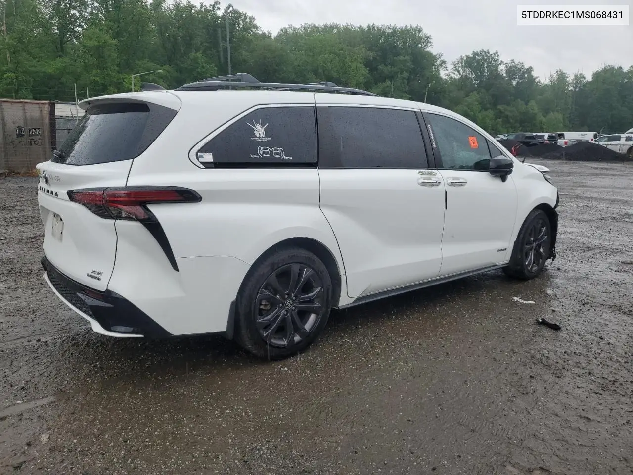 2021 Toyota Sienna Xse VIN: 5TDDRKEC1MS068431 Lot: 56538865