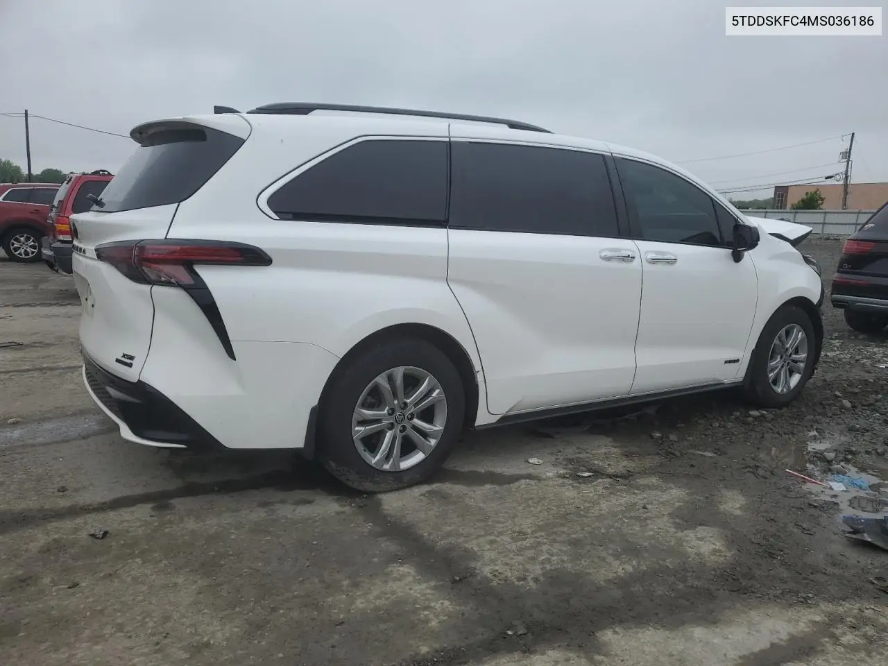 2021 Toyota Sienna Xse VIN: 5TDDSKFC4MS036186 Lot: 56574315