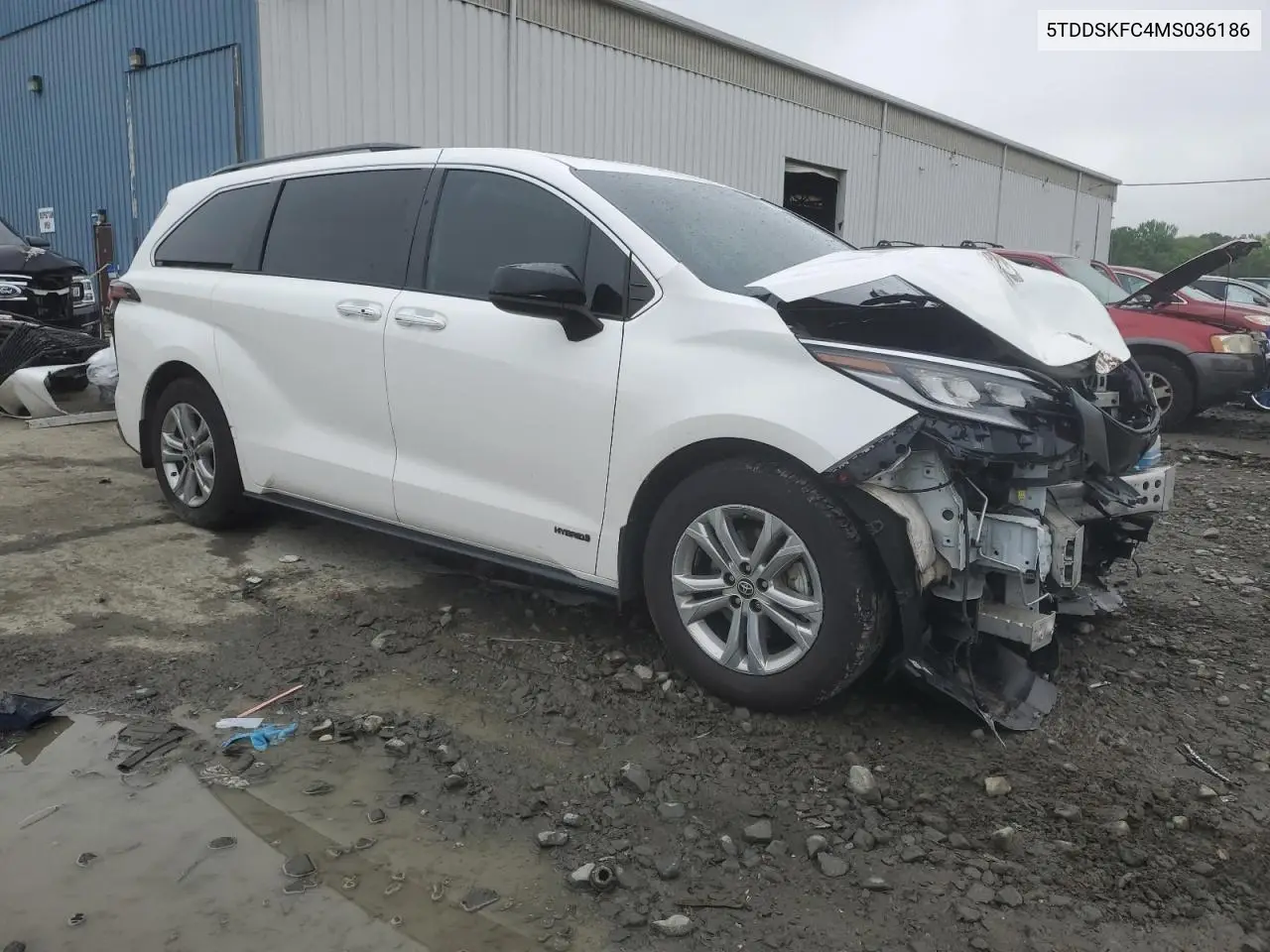 2021 Toyota Sienna Xse VIN: 5TDDSKFC4MS036186 Lot: 56574315