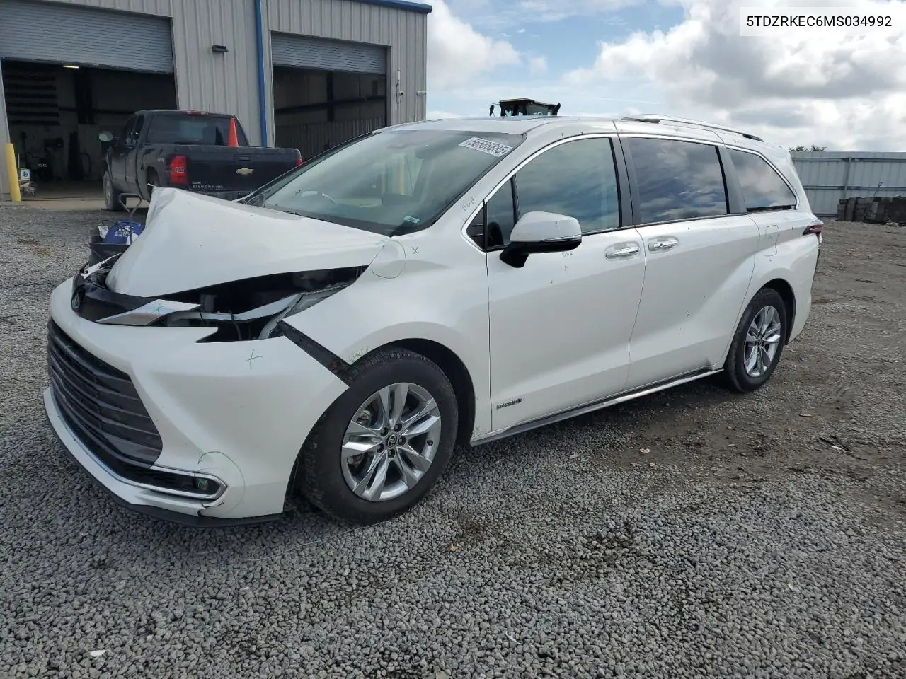 2021 Toyota Sienna Limited VIN: 5TDZRKEC6MS034992 Lot: 56686885