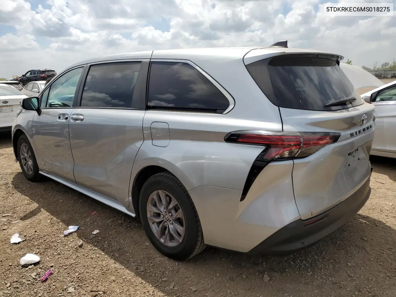 2021 Toyota Sienna Le VIN: 5TDKRKEC6MS018275 Lot: 56708015