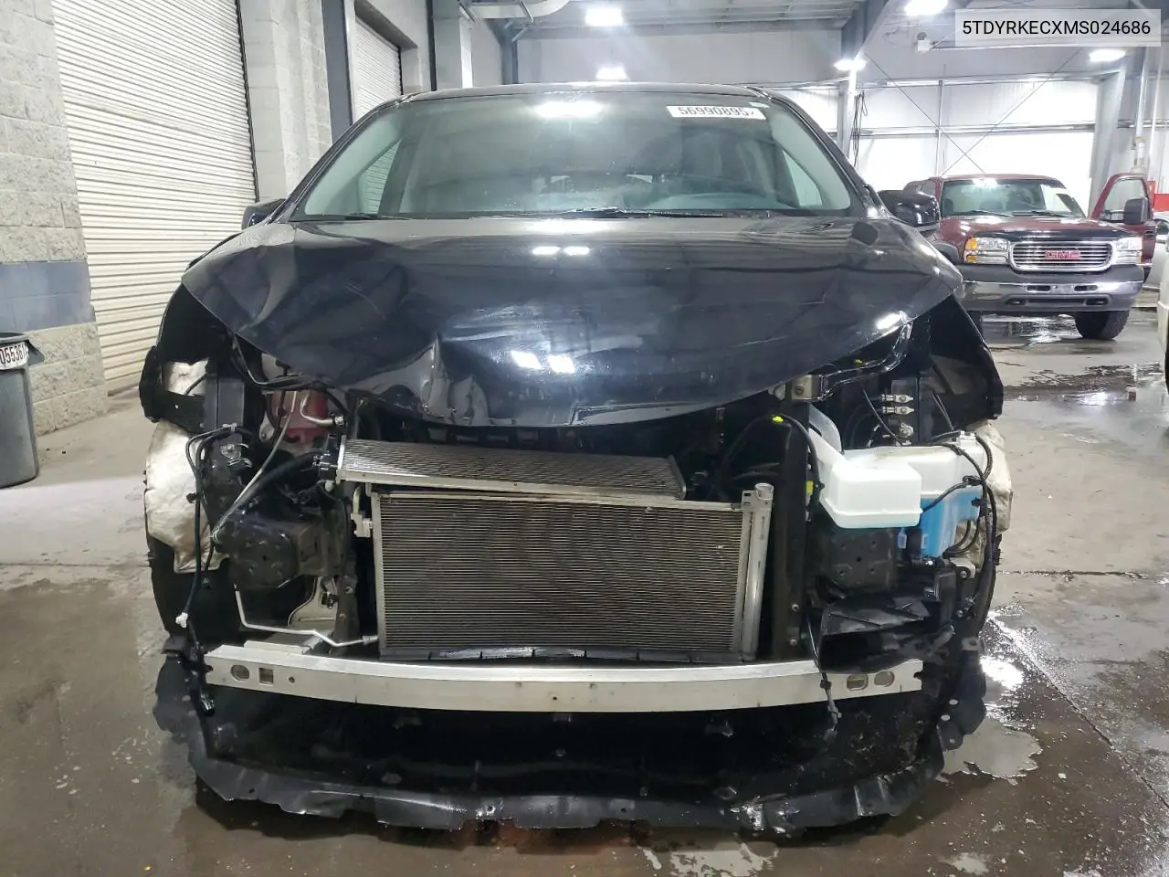 2021 Toyota Sienna Xle VIN: 5TDYRKECXMS024686 Lot: 56990895