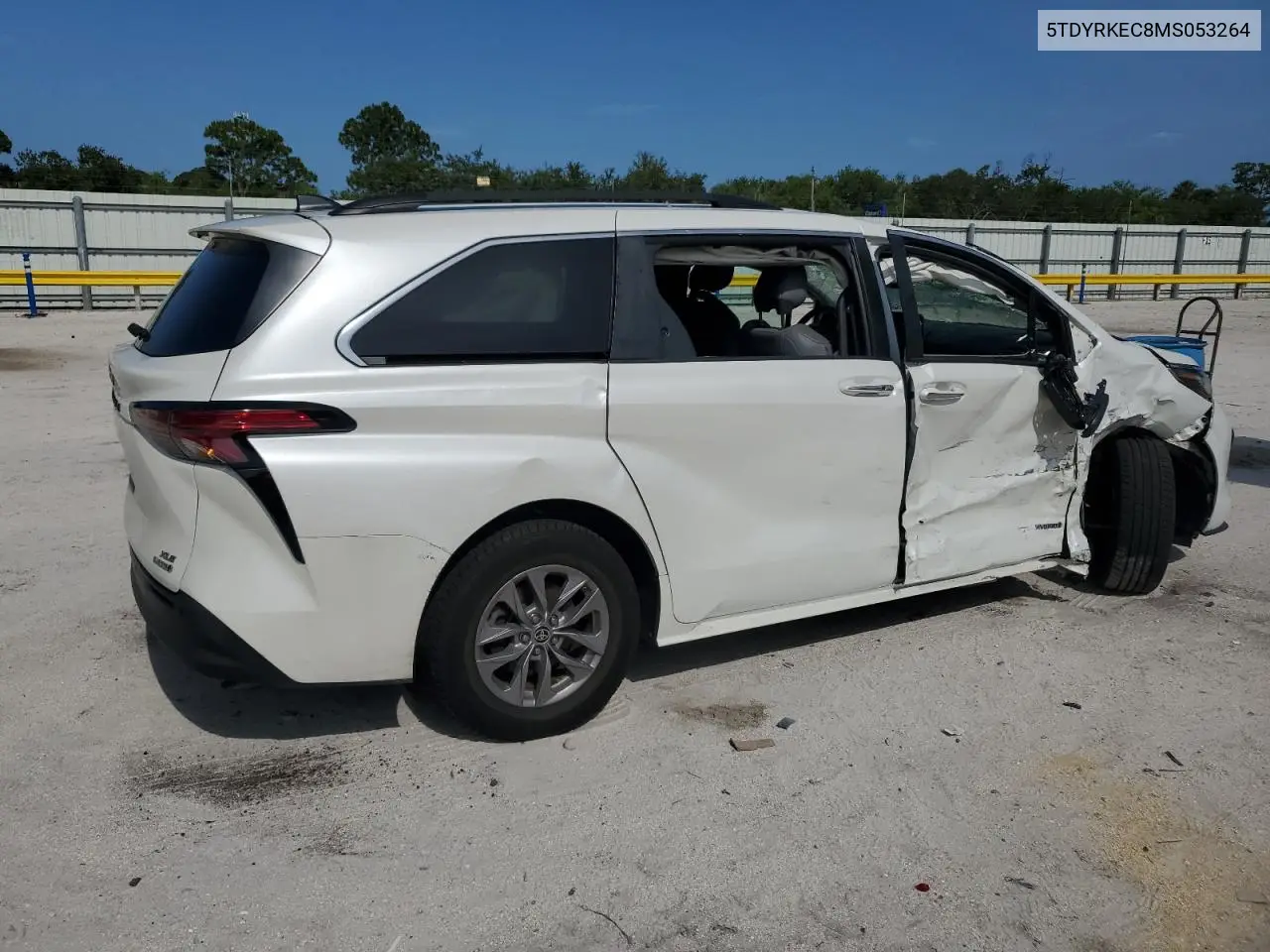 2021 Toyota Sienna Xle VIN: 5TDYRKEC8MS053264 Lot: 58954785