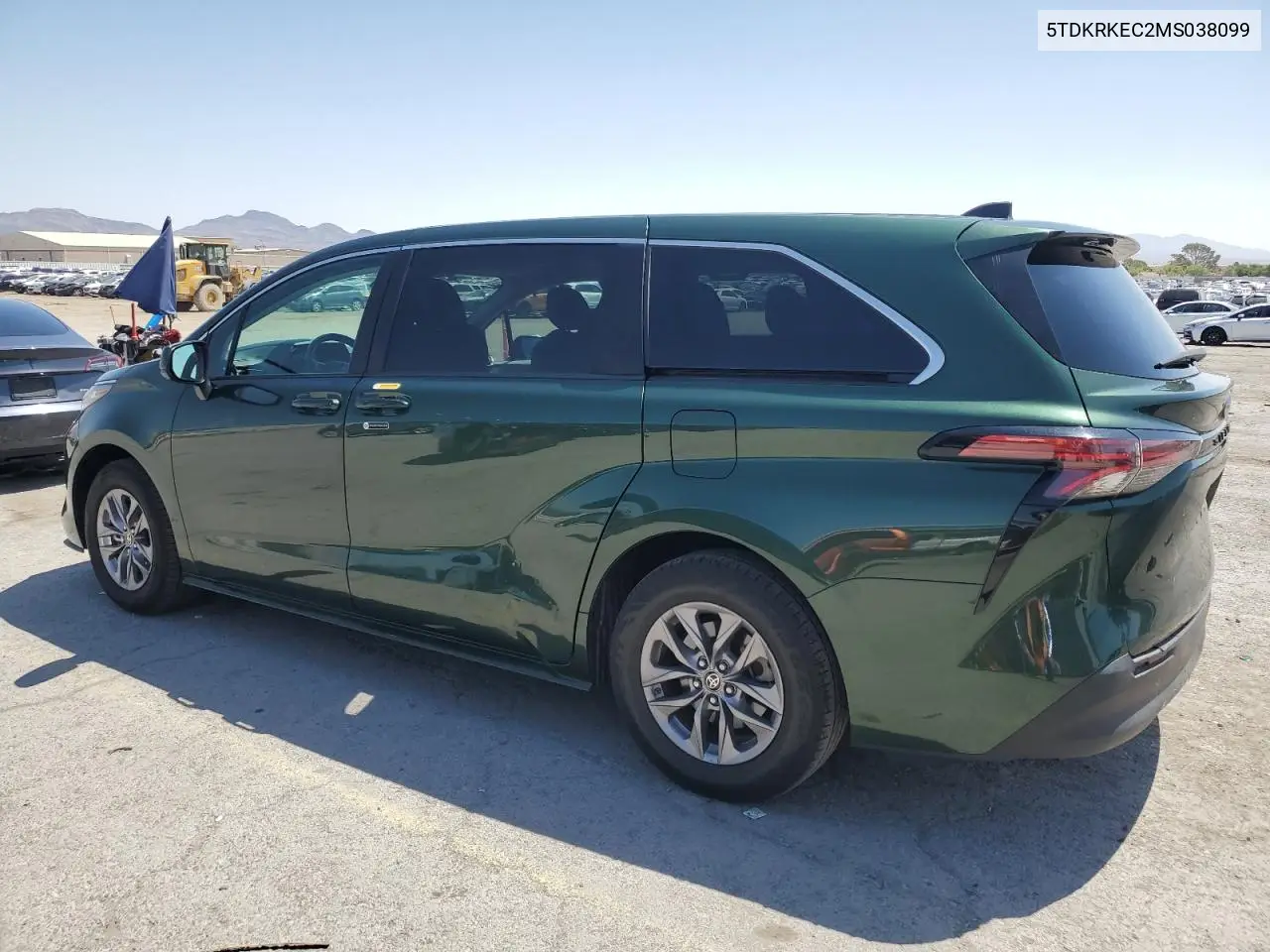 2021 Toyota Sienna Le VIN: 5TDKRKEC2MS038099 Lot: 60243205