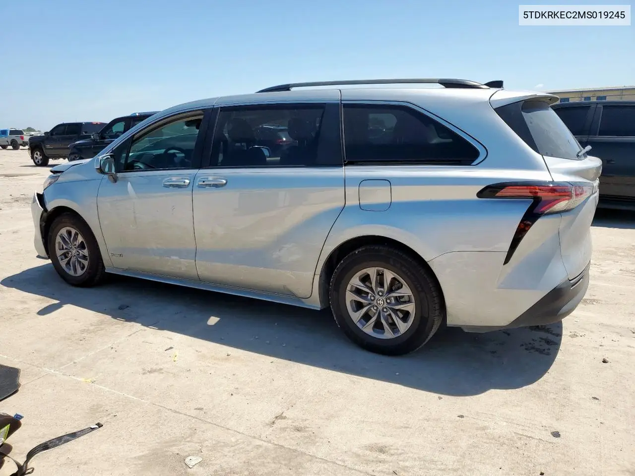 2021 Toyota Sienna Le VIN: 5TDKRKEC2MS019245 Lot: 60656145
