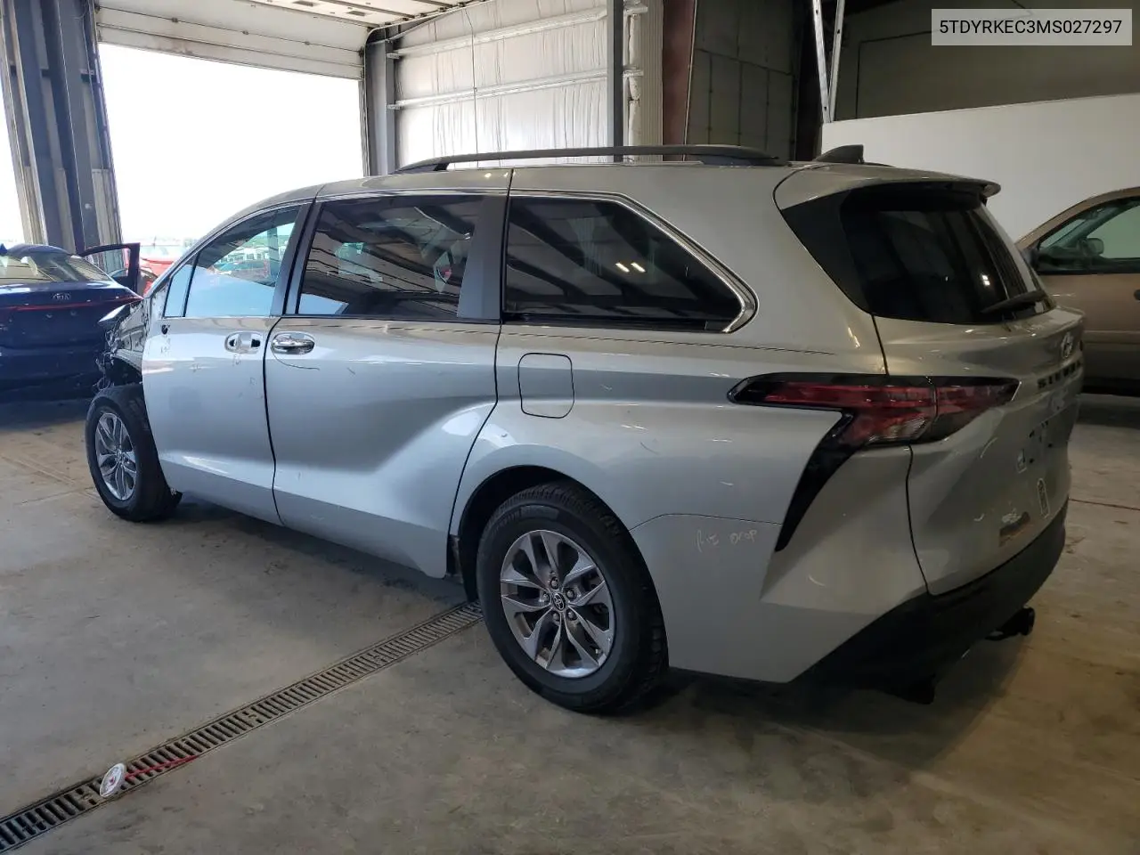 2021 Toyota Sienna Xle VIN: 5TDYRKEC3MS027297 Lot: 61416935