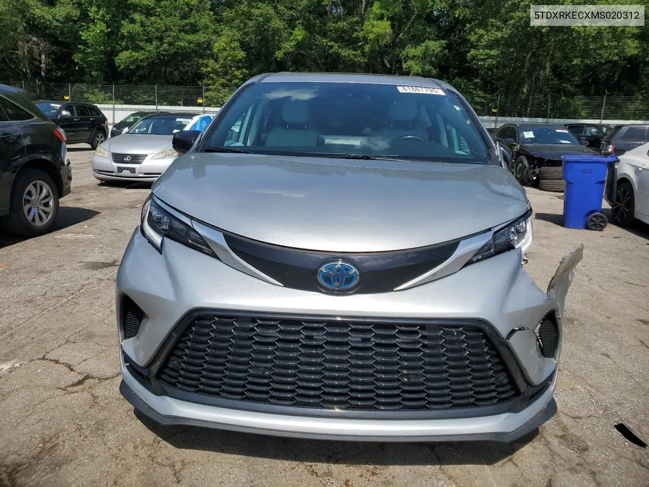 2021 Toyota Sienna Xse VIN: 5TDXRKECXMS020312 Lot: 61867795